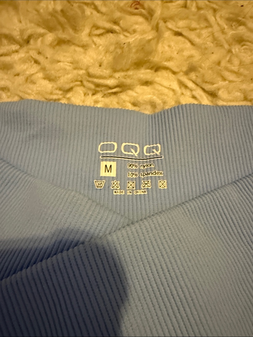 NWOT Ribbed High-Waist Bike Shorts - Picture 3 of 4